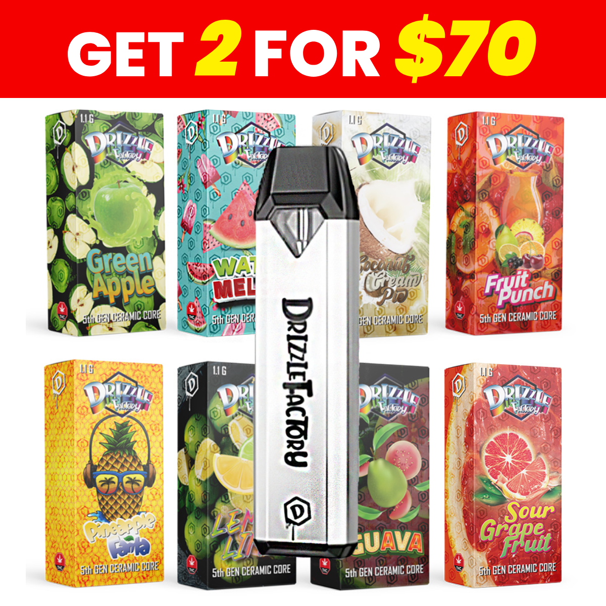 DRIZZLE DISPO VAPE 1G