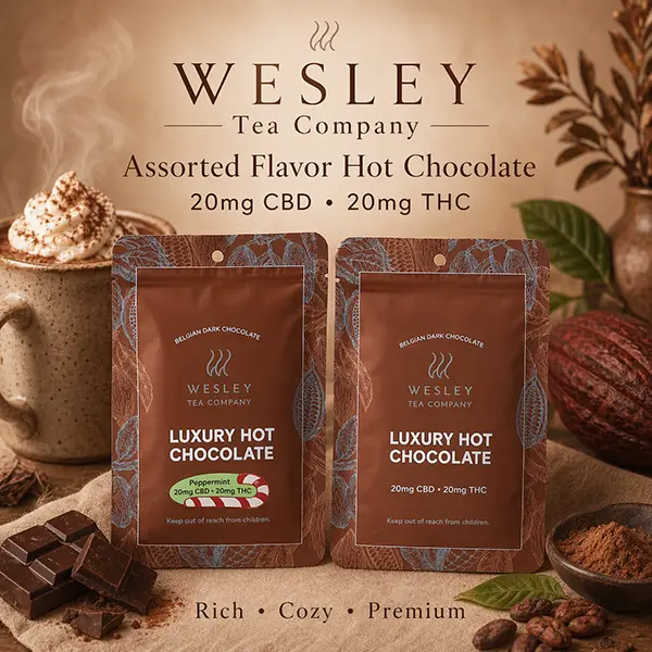 WESLEY HOT CHOCOLATE 40mg THC / 40mg CBD / 20mg CBD + 20mg THC