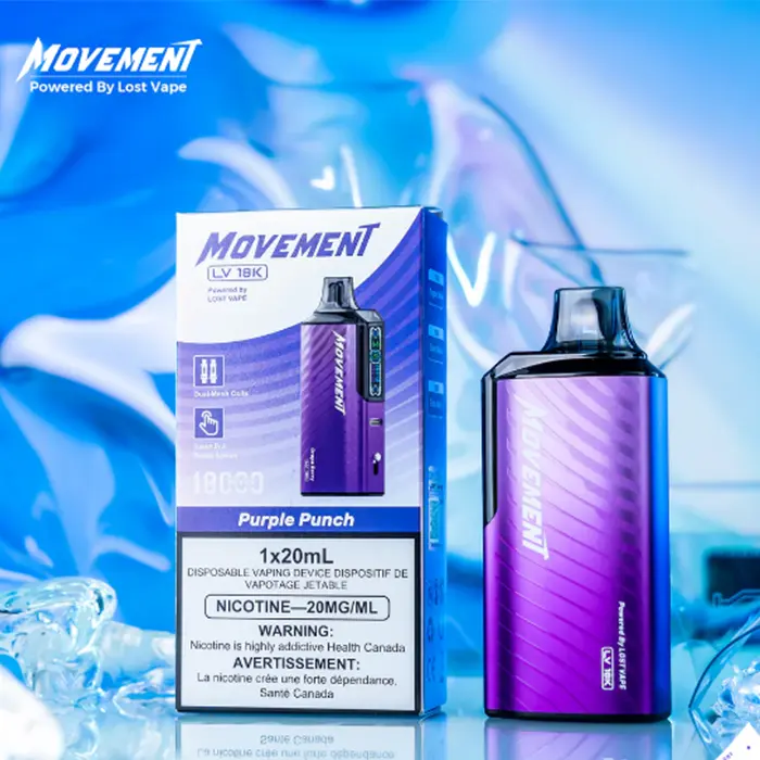 MOVEMENT LV 18K – 5% | 18K PUFFS | MANY FLAVORS